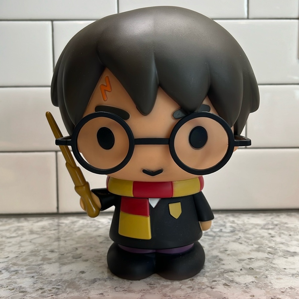 EUC Harry Potter Piggy Bank • PVC • 8” Tall